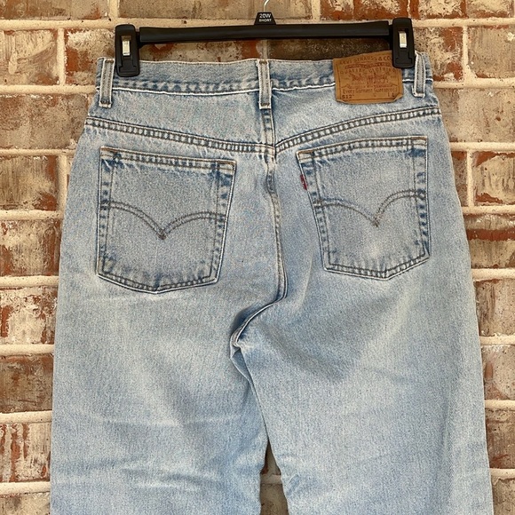 Levi’s 512 Slim Fit Vintage Straight Leg Light Wash Denim Jeans - Picture 5 of 10